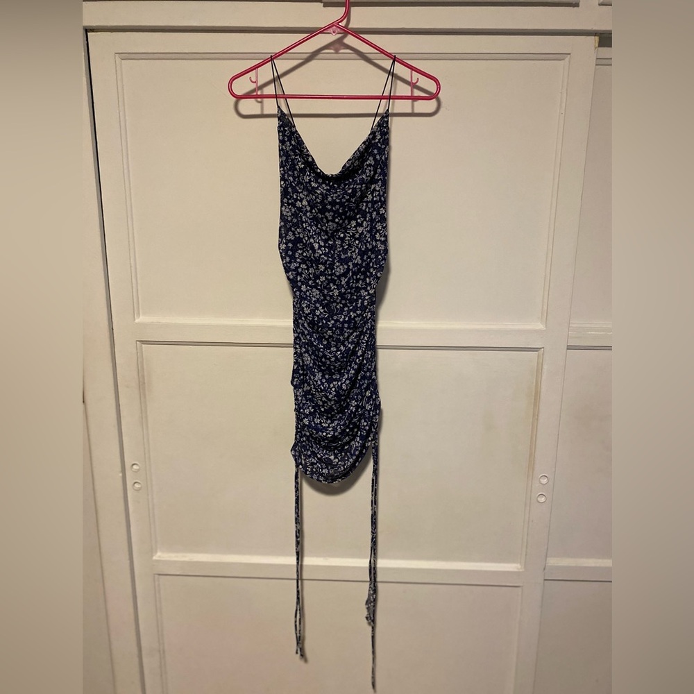 Mini blue dress worn once no holes, no stains